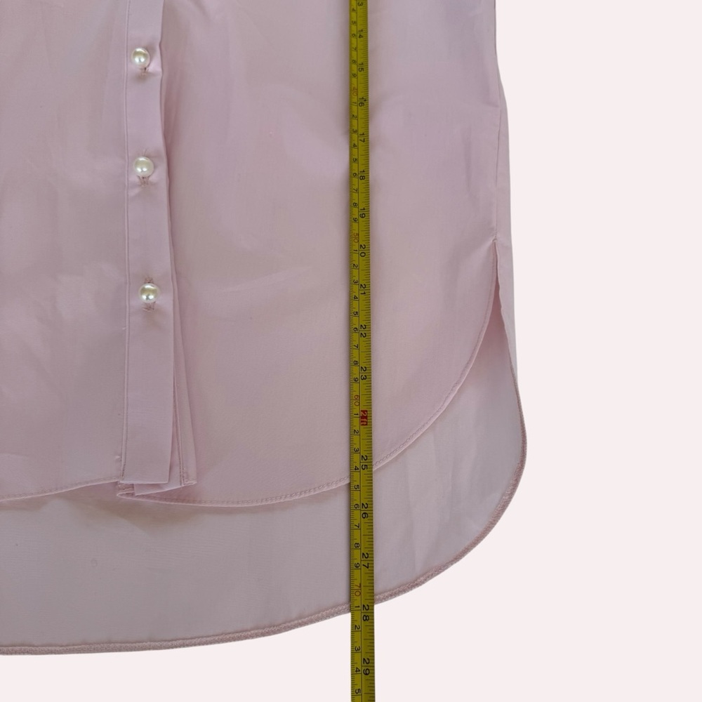 River Island Pink Ruffle Collar Blouse - Picture 6 of 7